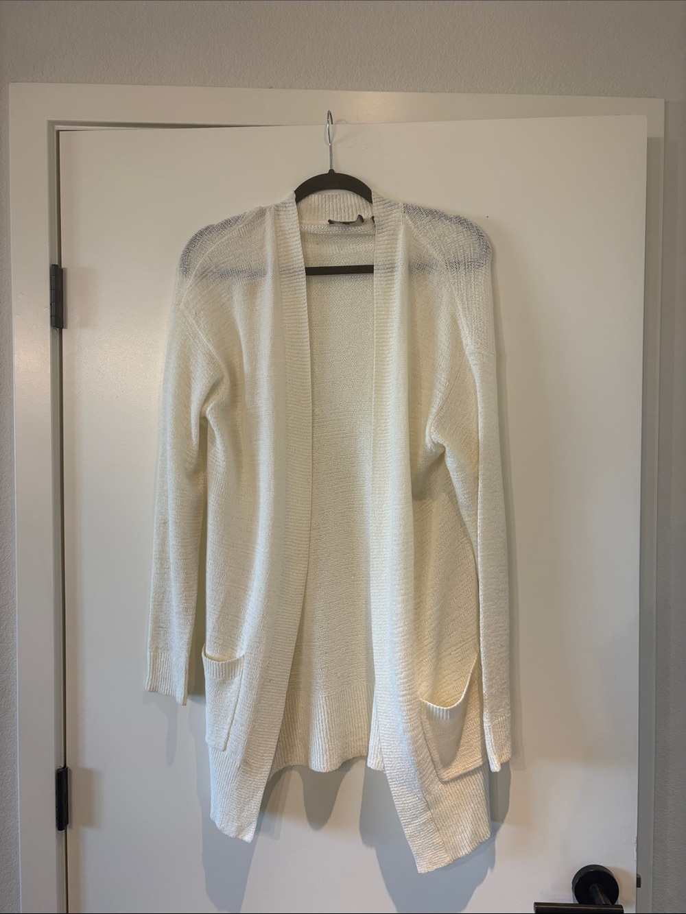Theory Cream Open-Front Women's Cardigan